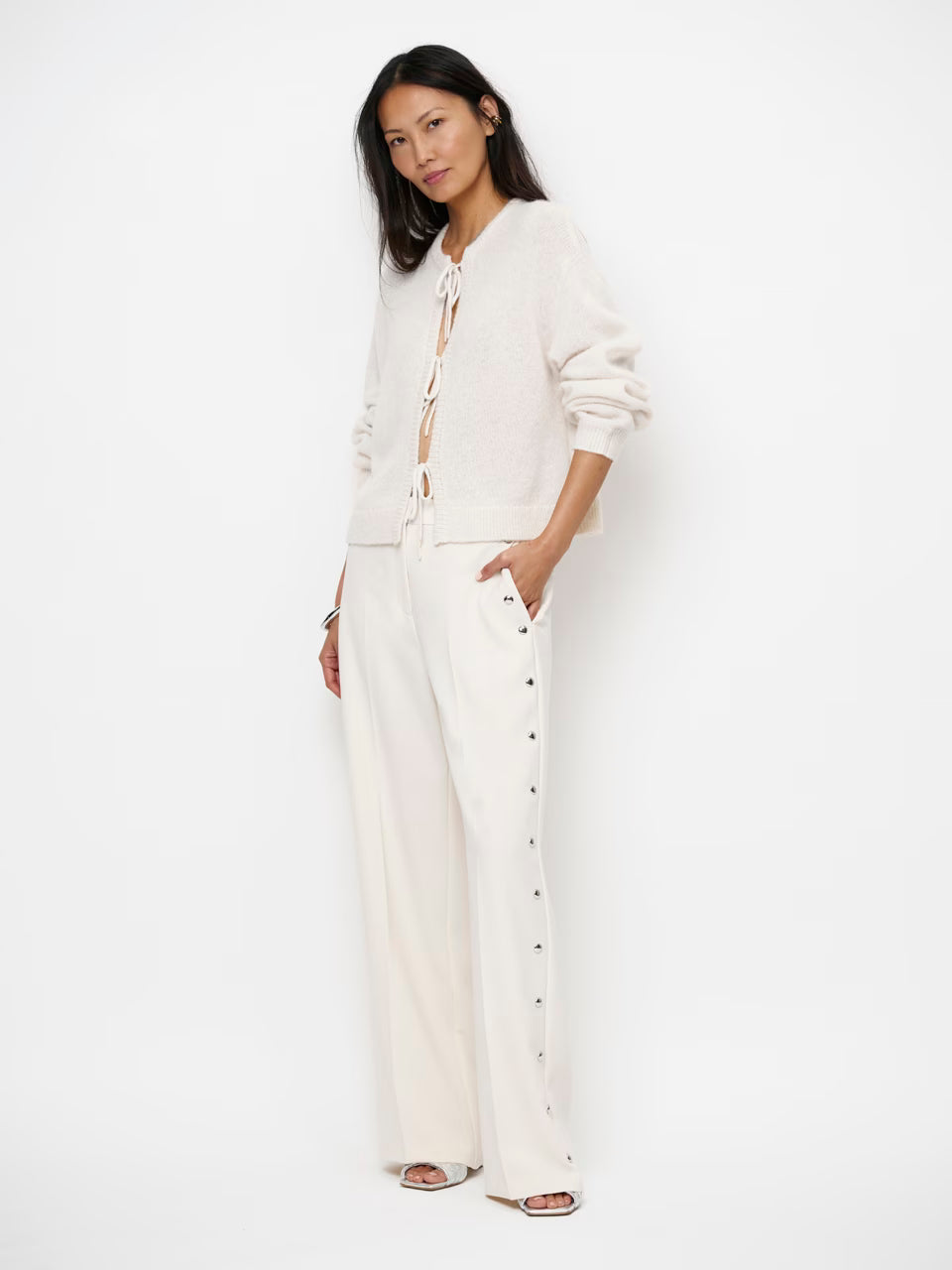 Dante6 - vey studded smart pants-voorzijde