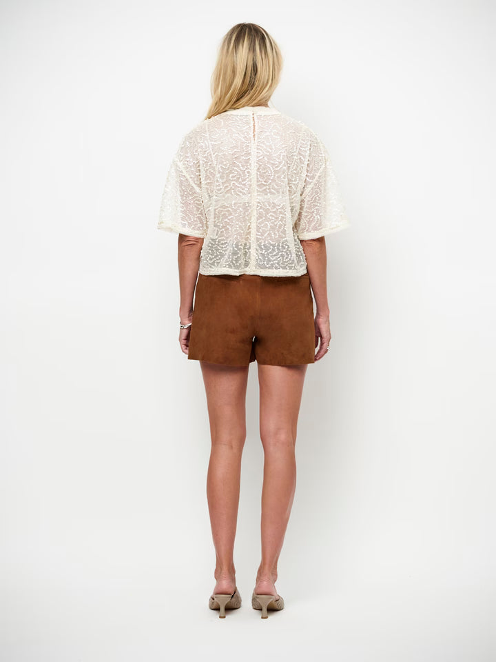 Dante6 - zaira sequins net top-achteraanzicht