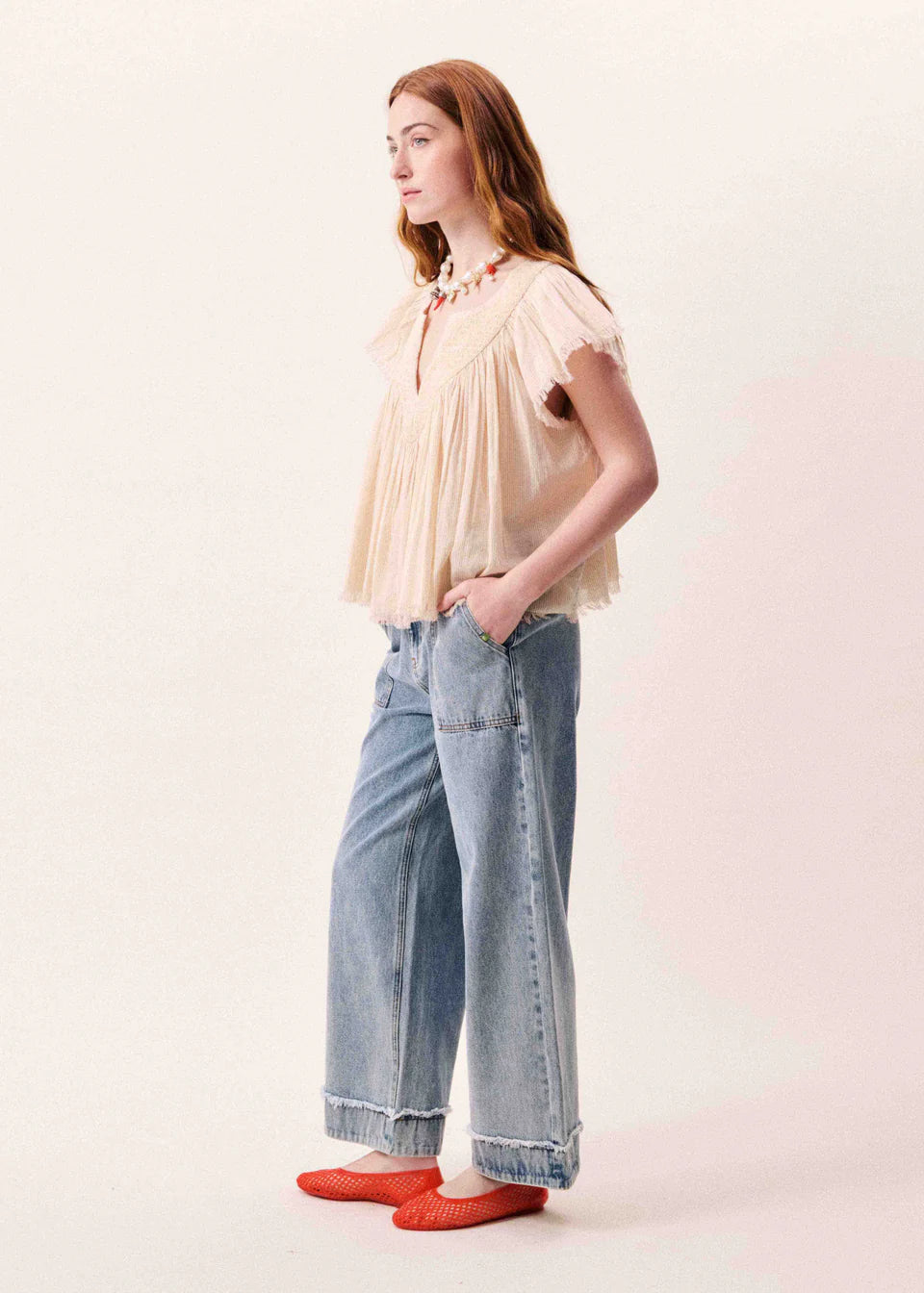 FRNCH - Blouse NOVAELLE-zijaanzicht