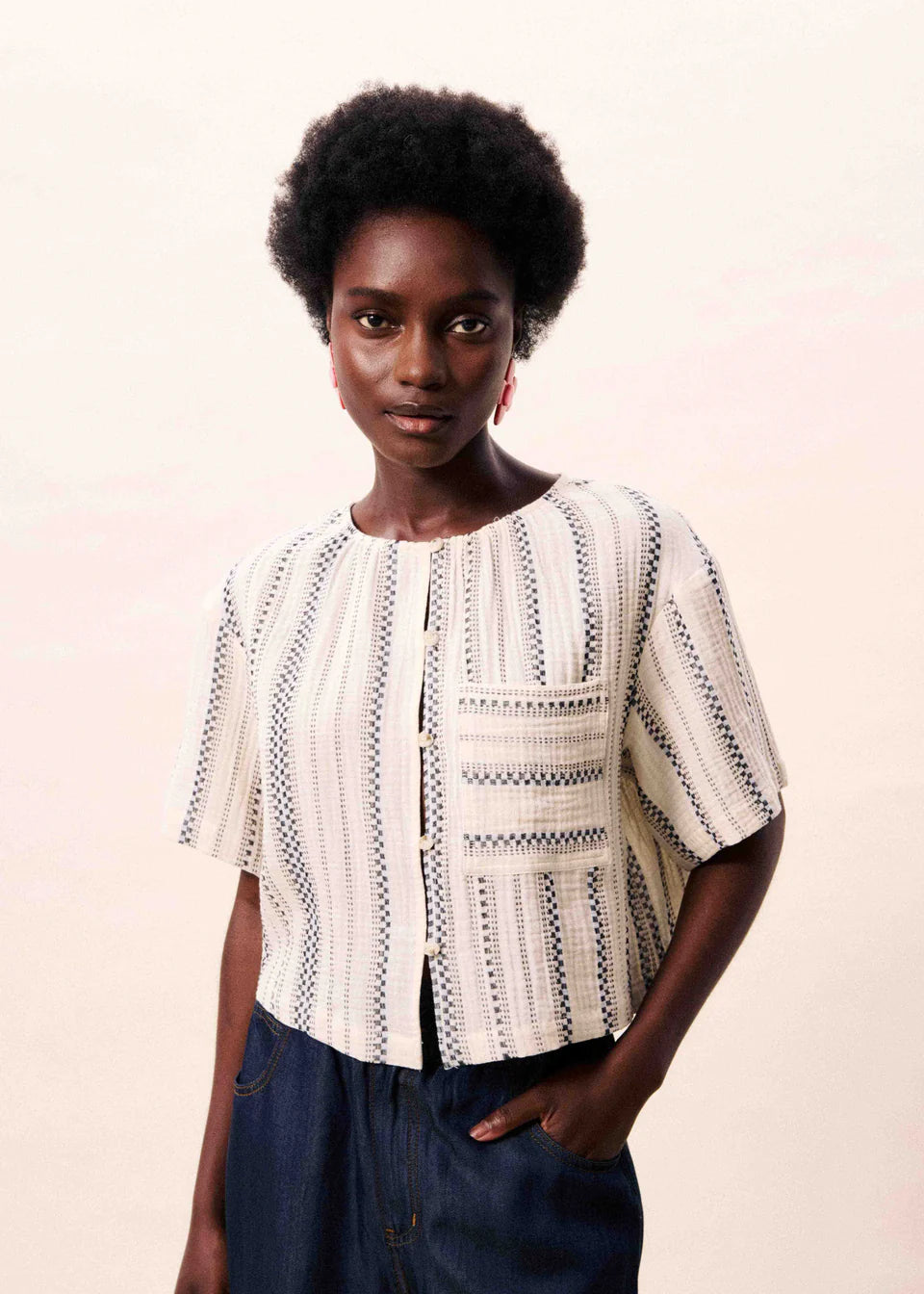 FRNCH - Blouse VALEA-voorzijde