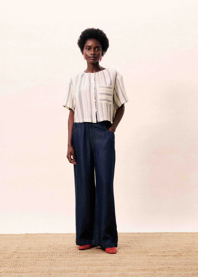 FRNCH - Blouse VALEA-vooraanzicht