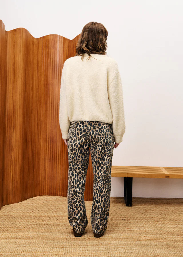 FRNCH - Camelia Pull Creme-achteraanzicht