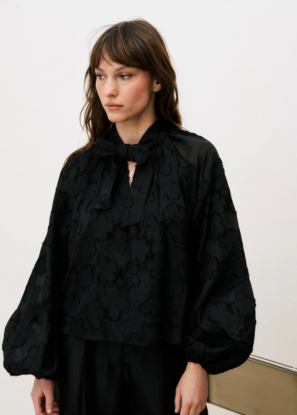 FRNCH - Estefan Blouse Black-detailfoto