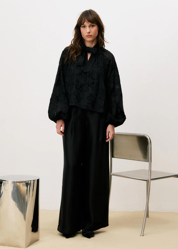 FRNCH - Estefan Blouse Black-vooraanzicht