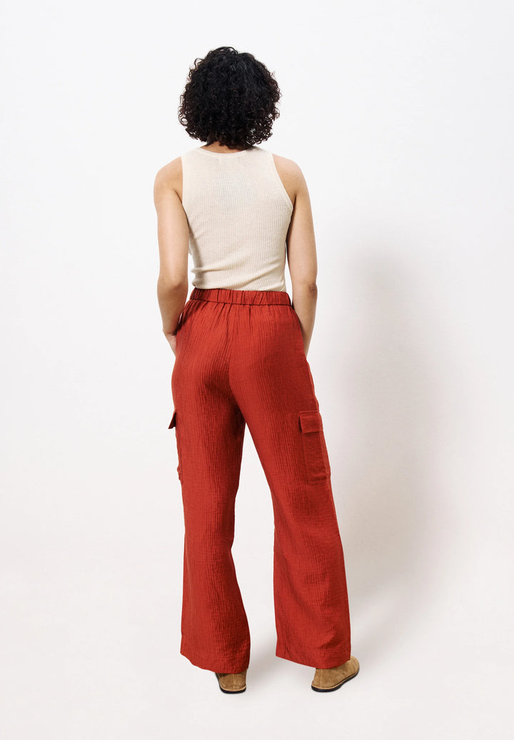 FRNCH - Loreen Cargobroek Brique-achteraanzicht