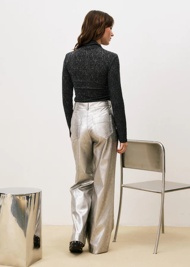 FRNCH - Norma Top Anthracite-achteraanzicht