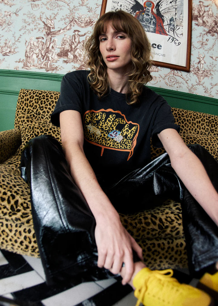 FRNCH - Stevia Anthracite T-shirt-lookbook foto