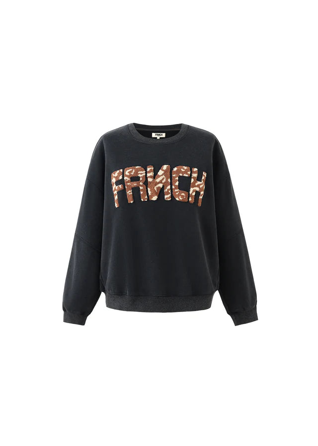 FRNCH - Tilleul Sweatshirt Anthracite-packshot