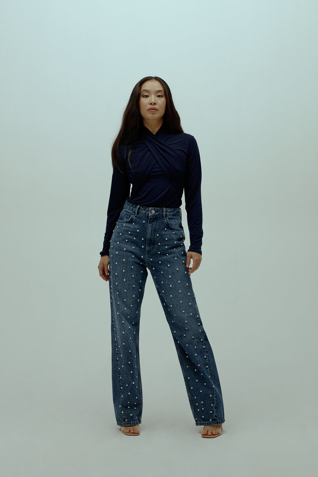 Homage - High Cross Collar Top