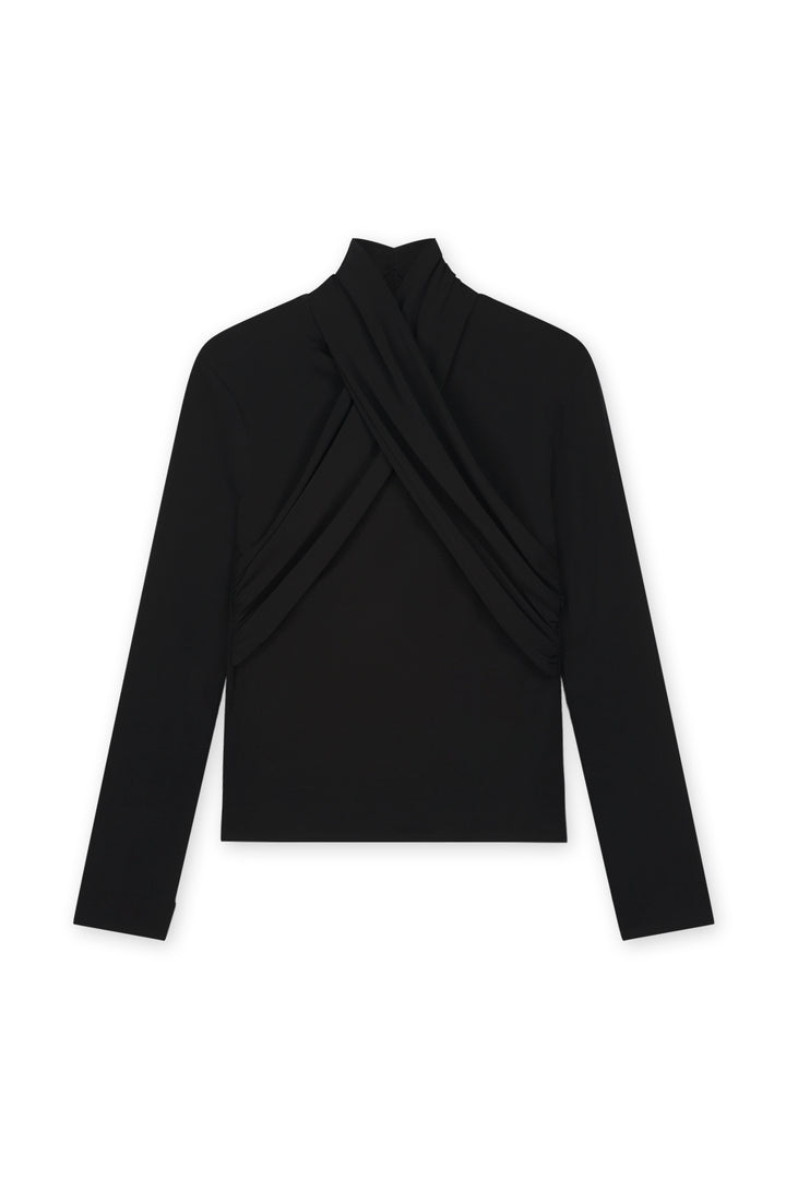 Homage - High Cross Collar Top