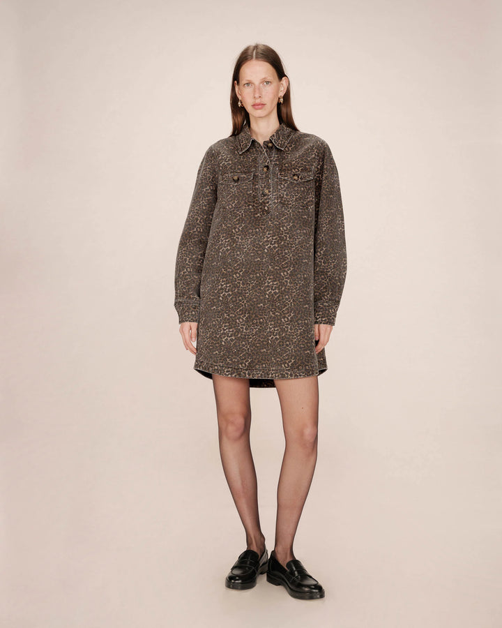 Grace&Mila - Sally Leopard Dress