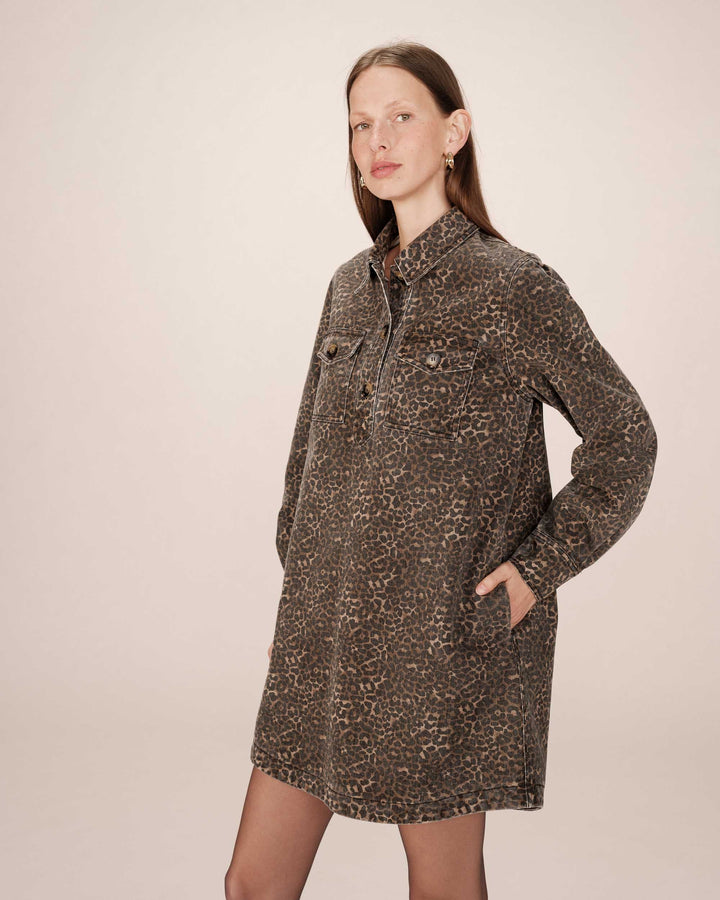 Grace&Mila - Sally Leopard Dress
