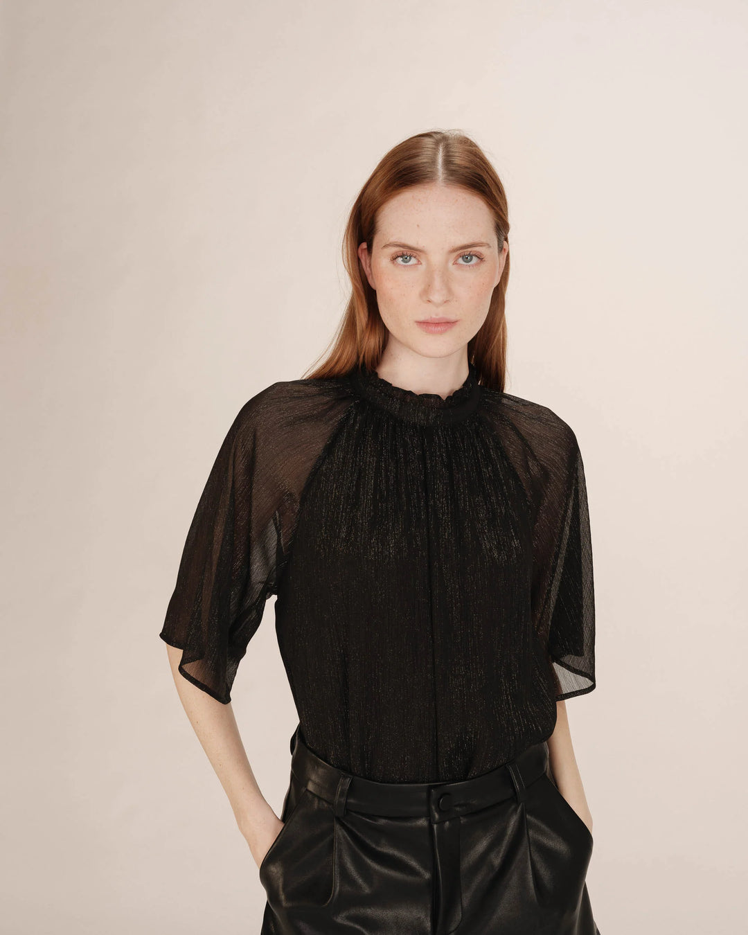 Grace&Mila - Topaze Lurex Blouse