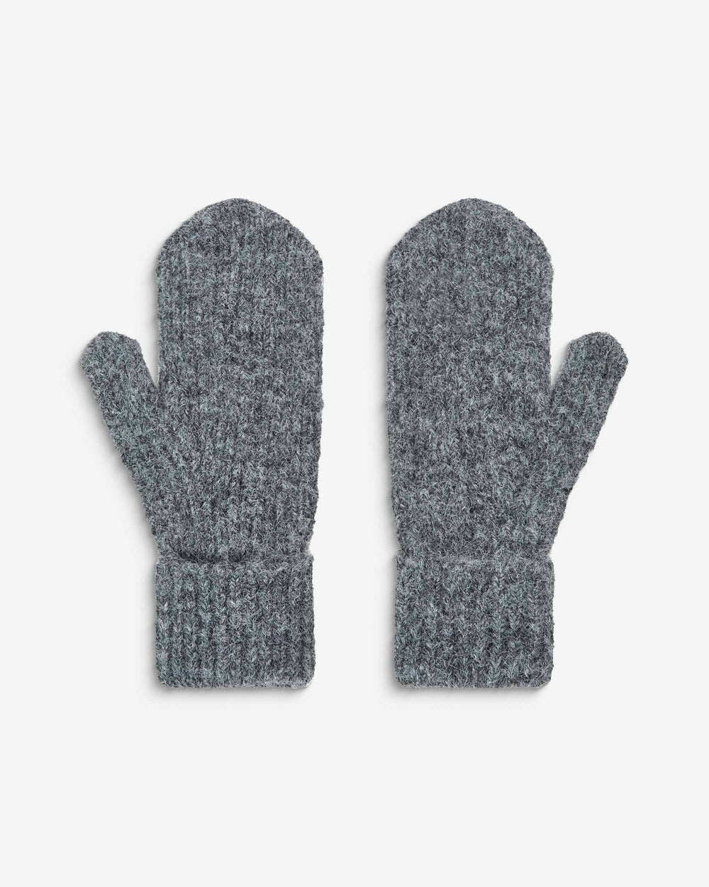 Grace&Mila - Wool-blend mittens Acajou-packshot