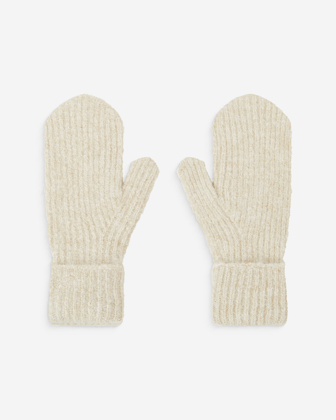 Grace&Mila - Wool-blend mittens Acajou-packshot