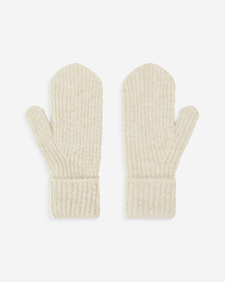 Grace&Mila - Wool-blend mittens Acajou-packshot