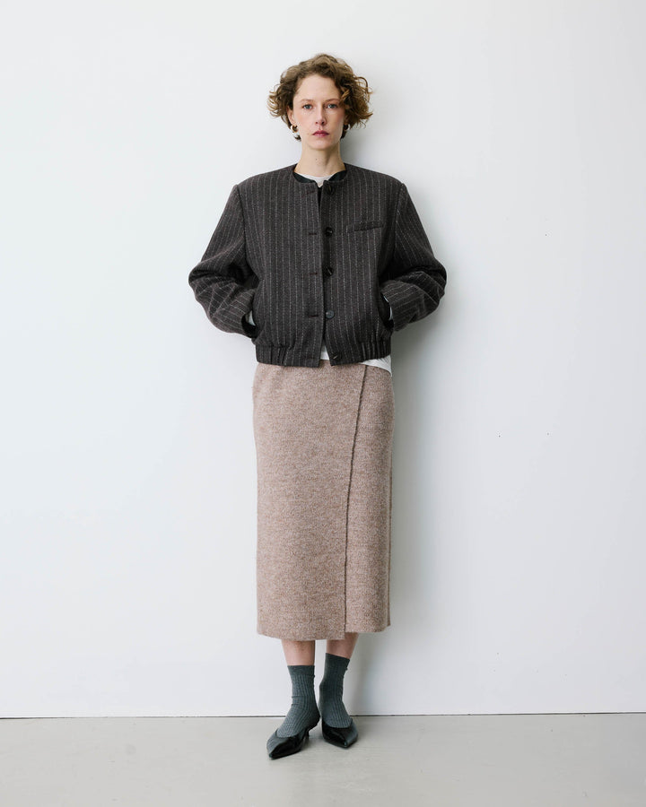 Grace&Mila - Wool blend pinstripe blazer Bruna-detailfoto