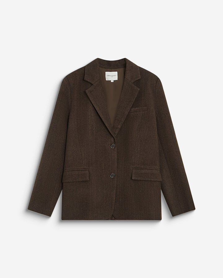 Grace&Mila - Oversized open-back blazer Behati-packshot