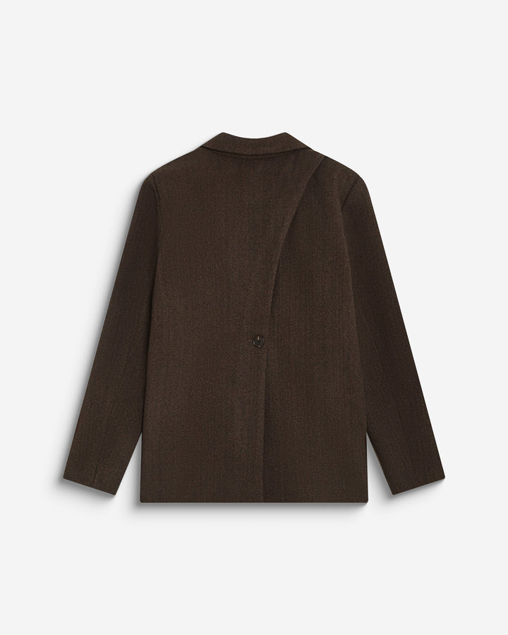 Grace&Mila - Oversized open-back blazer Behati-packshot achterkant