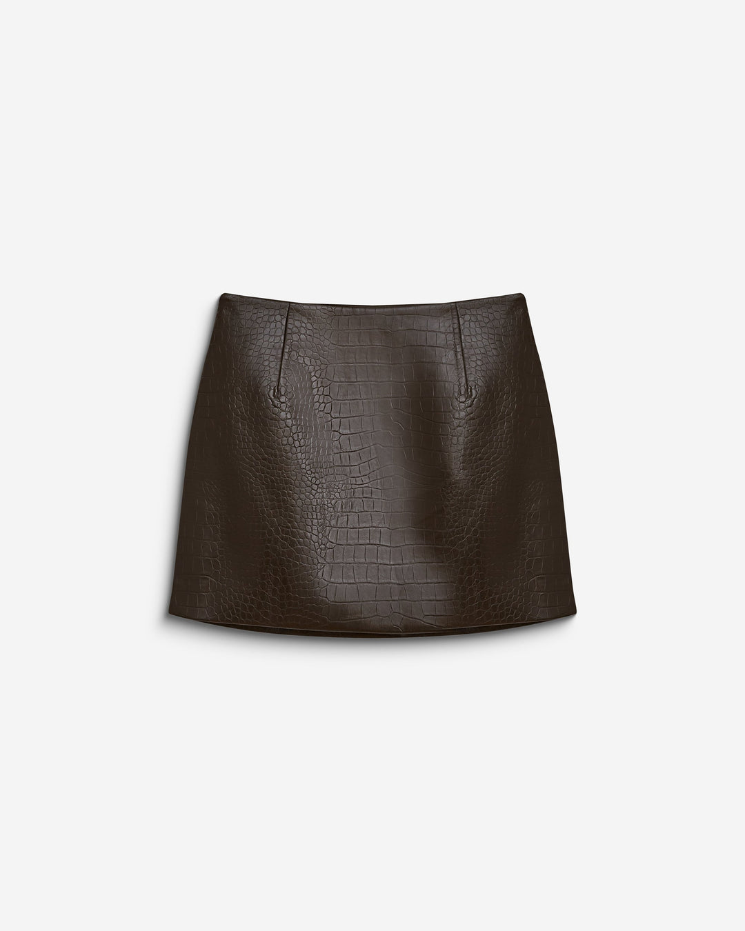 Grace&Mila - Faux leather mini skirt Betty-packshot achterkant