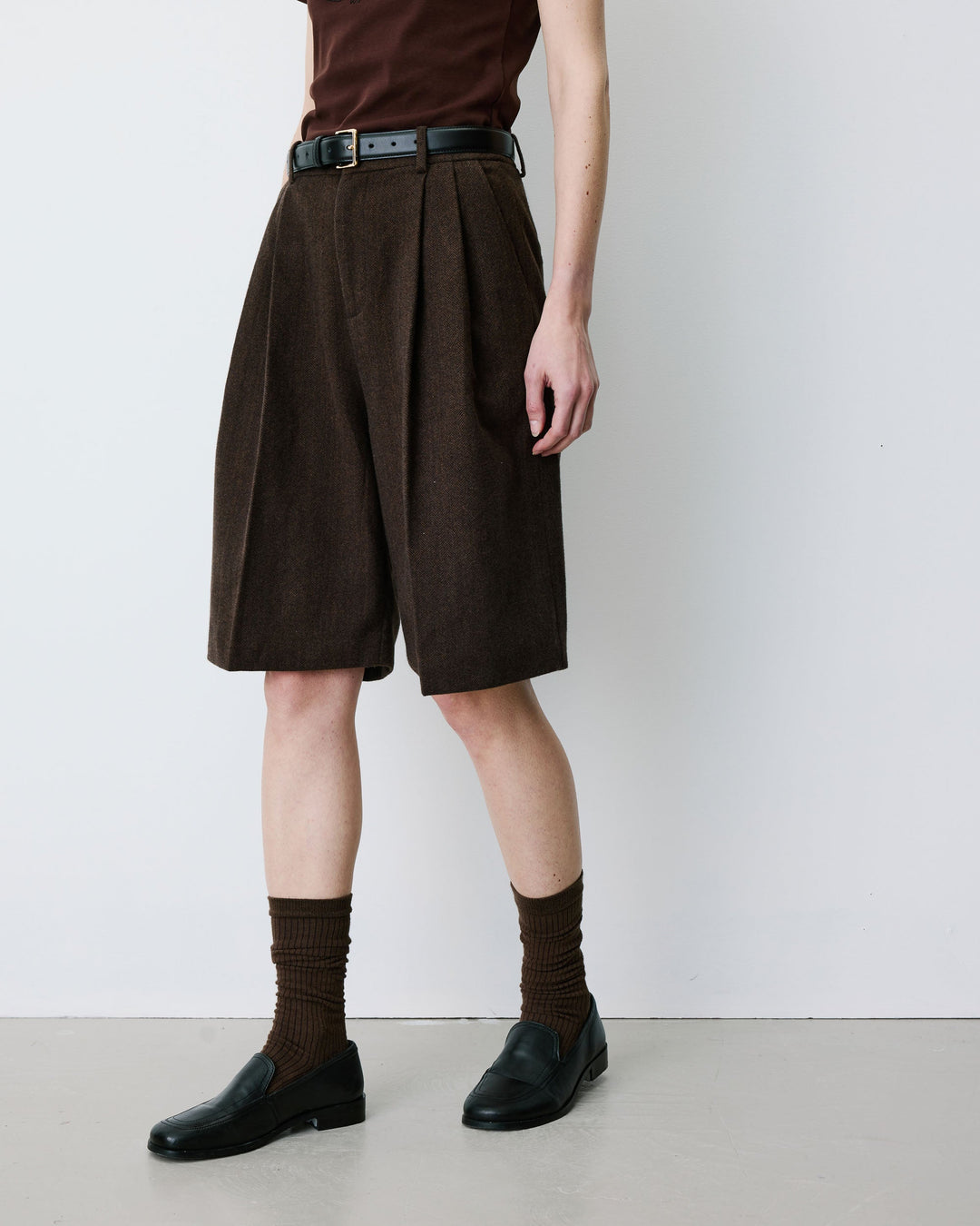 Grace&Mila - Loose-fit Bermuda shorts Bradi-vooraanzicht