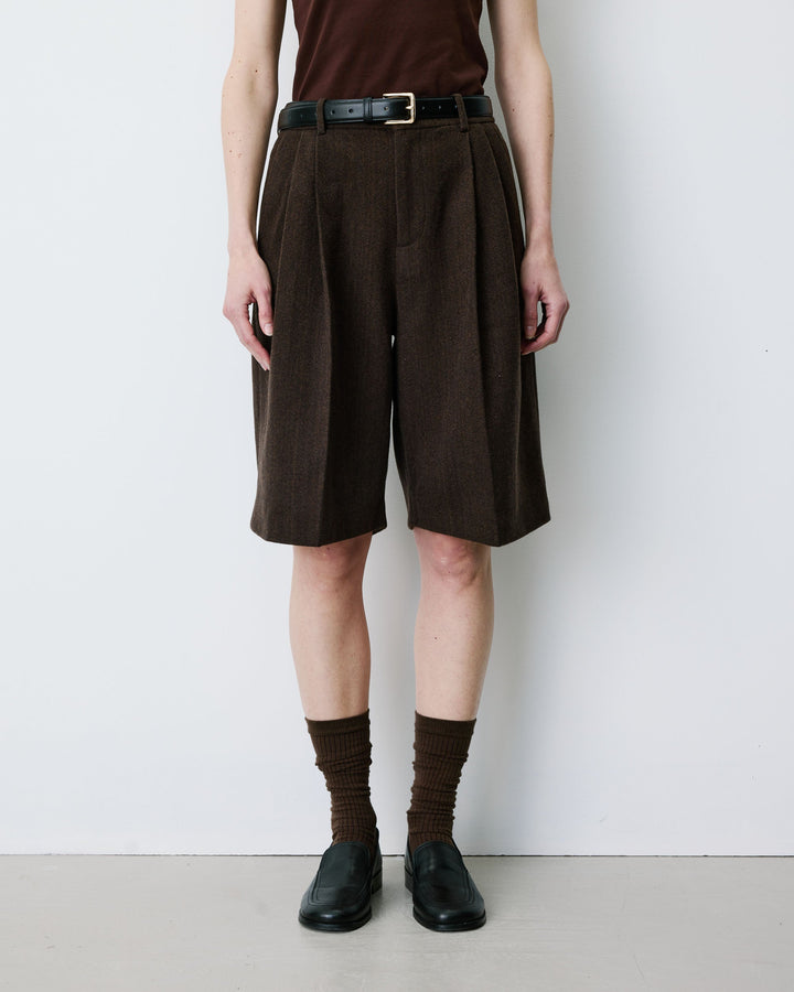 Grace&Mila - Loose-fit Bermuda shorts Bradi-voorzijde
