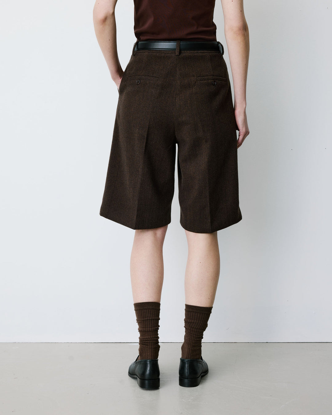 Grace&Mila - Loose-fit Bermuda shorts Bradi-achteraanzicht