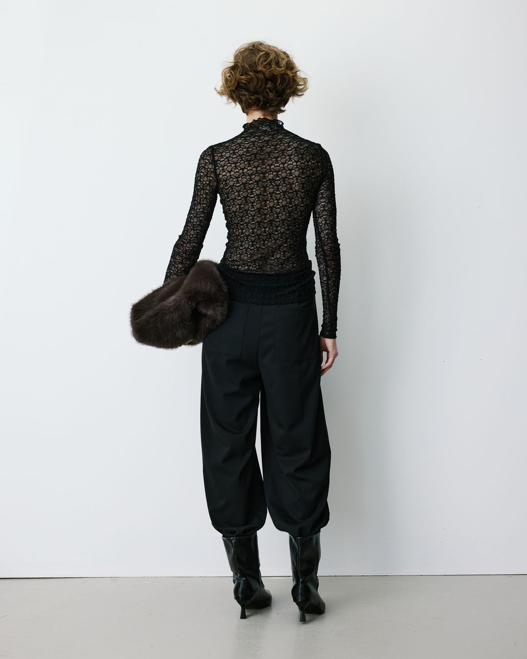 Grace&Mila - Long-sleeve lace top Blake-achteraanzicht