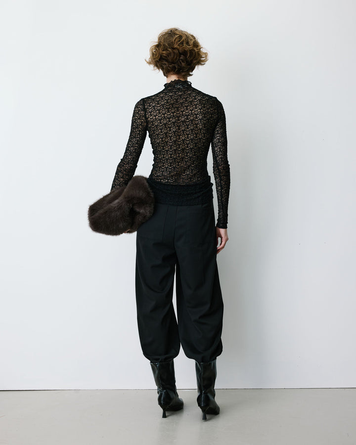 Grace&Mila - Long-sleeve lace top Blake-achteraanzicht