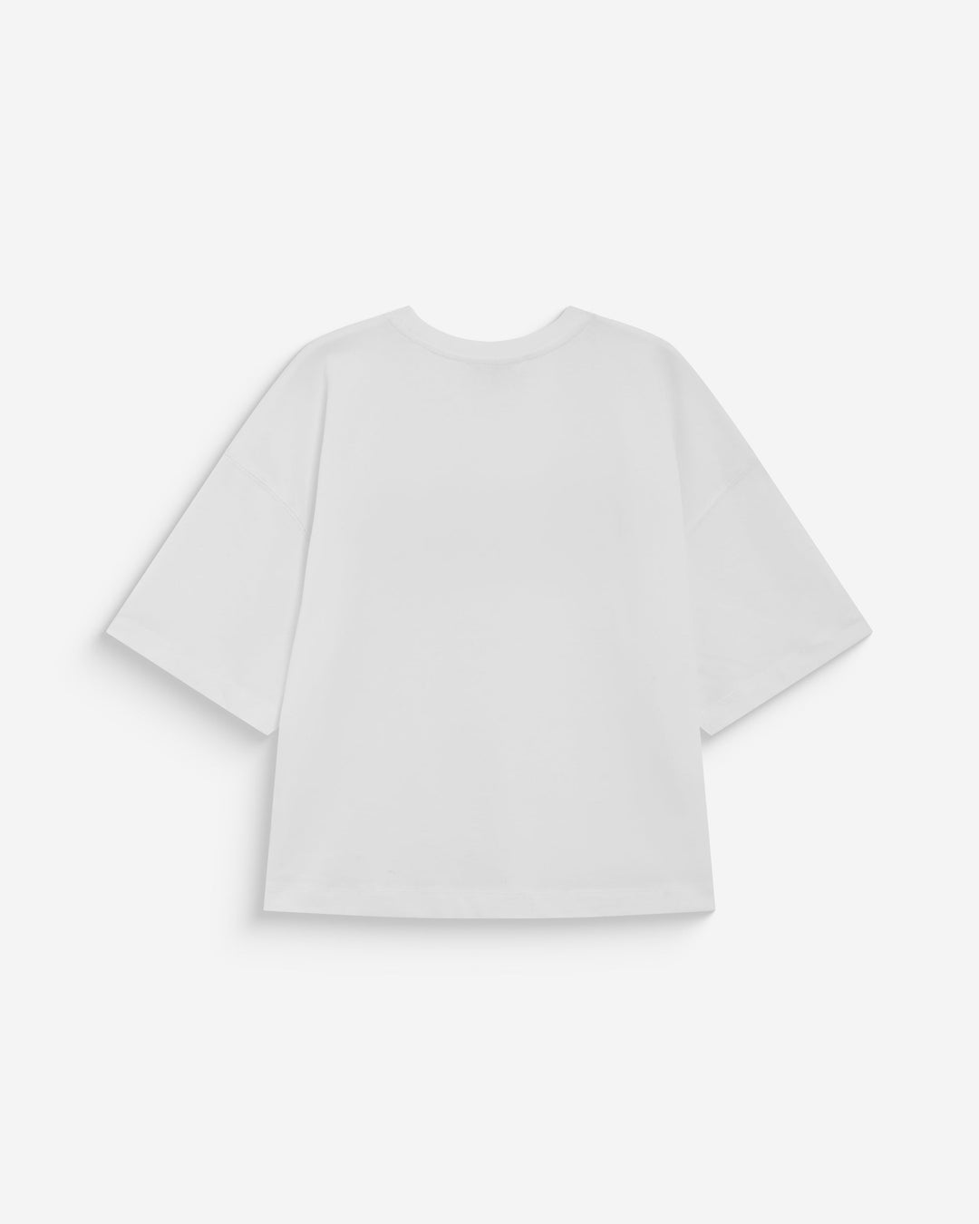 Grace&Mila - Embroidered slogan T-shirt Borys-packshot achterkant