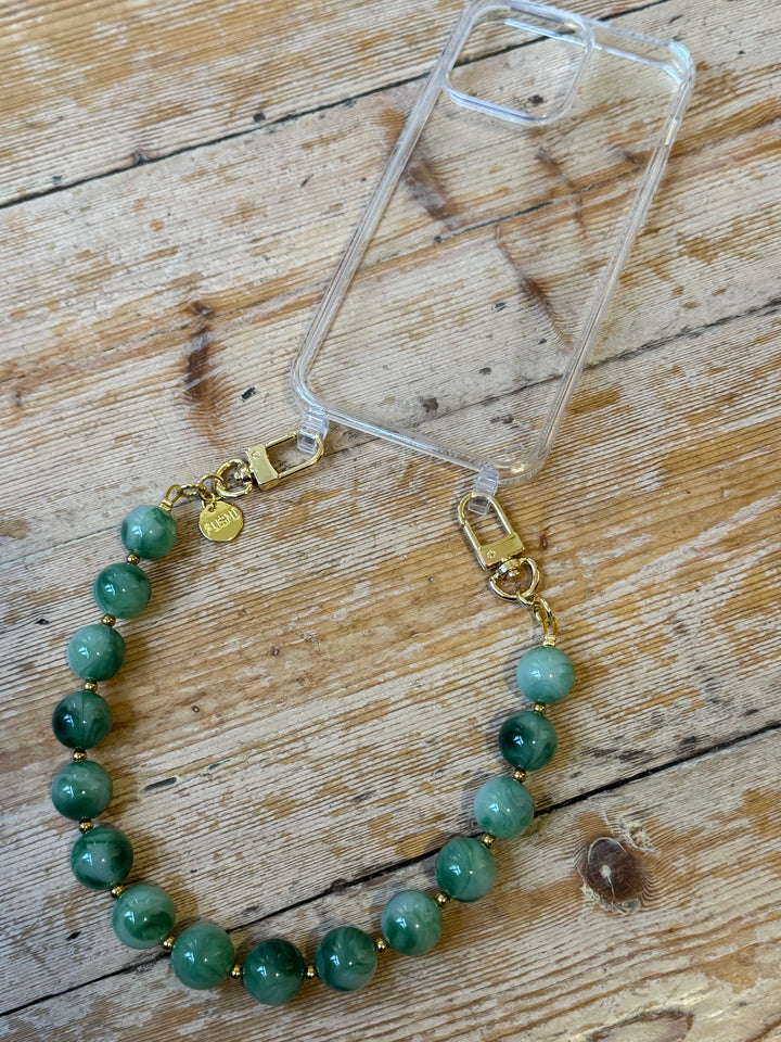 Fushi - Telefoonhanger acryl bollen-vooraanzicht