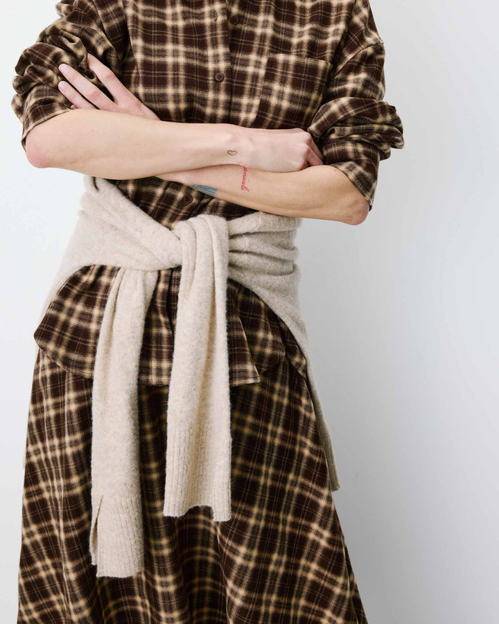 Grace&Mila - Checked shirt Arlette-voorzijde
