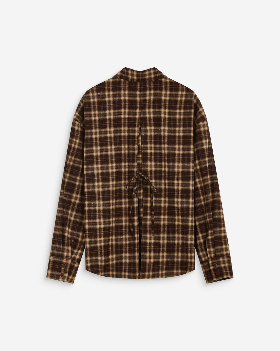 Grace&Mila - Checked shirt Arlette-packshot achterzijde