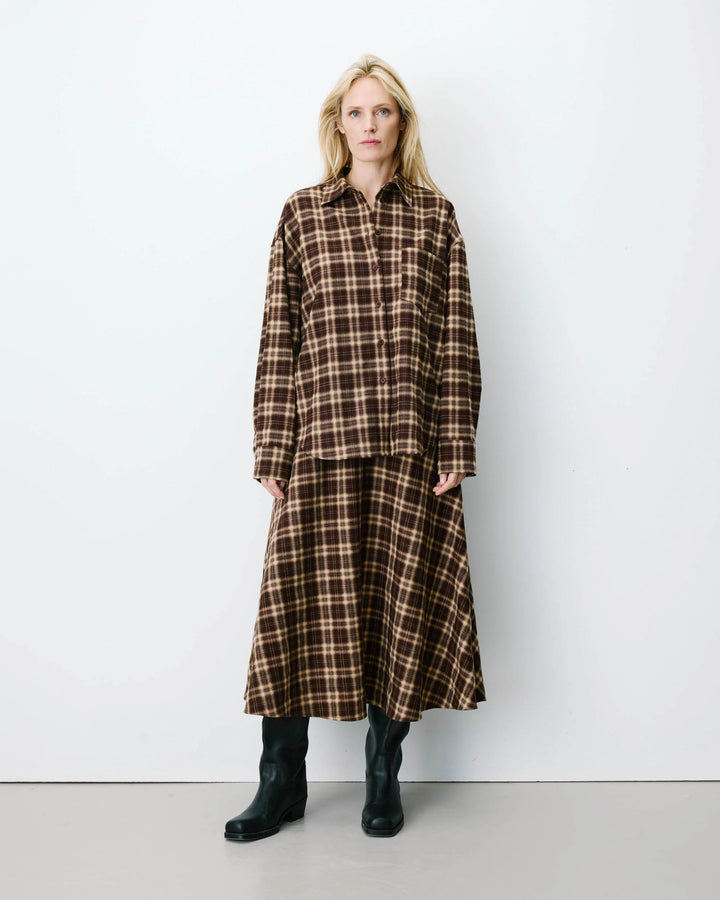 Grace&Mila - Checked shirt Arlette-vooraanzicht