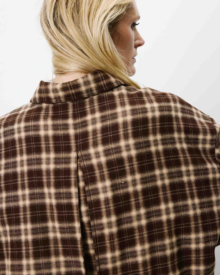 Grace&Mila - Checked shirt Arlette-detailfoto achterzijde
