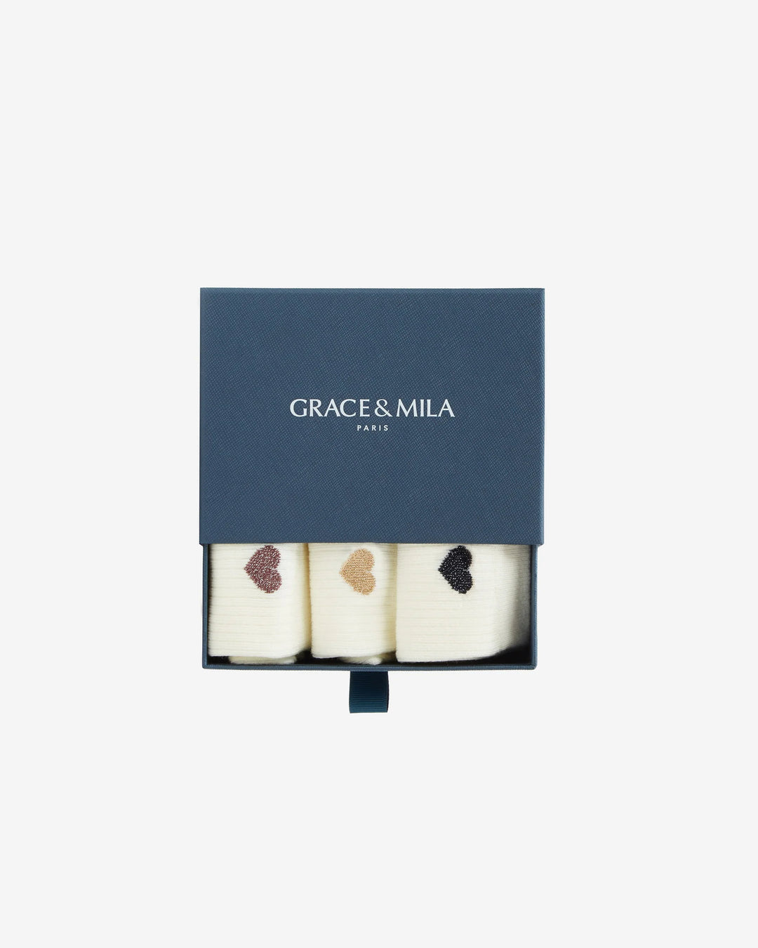 Grace&Mila - Heart socks Asteria-vooraanzicht