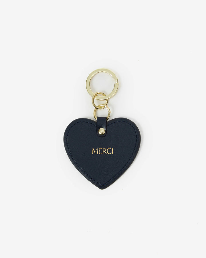 Grace&Mila - Leather heart keyring Aria-vooraanzicht
