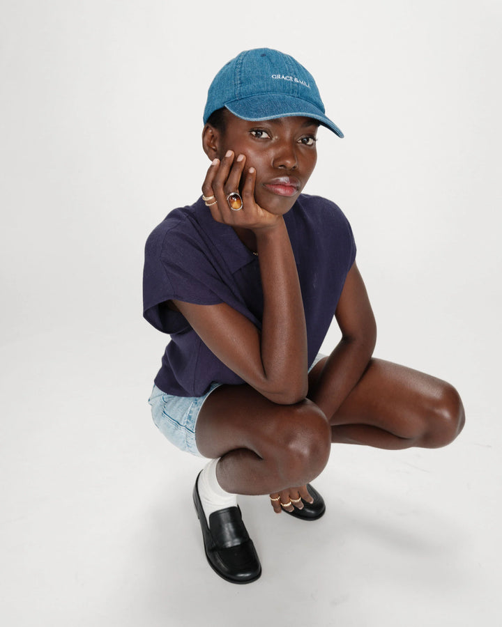 Grace&Mila - Perez Linen shirt-zitfoto