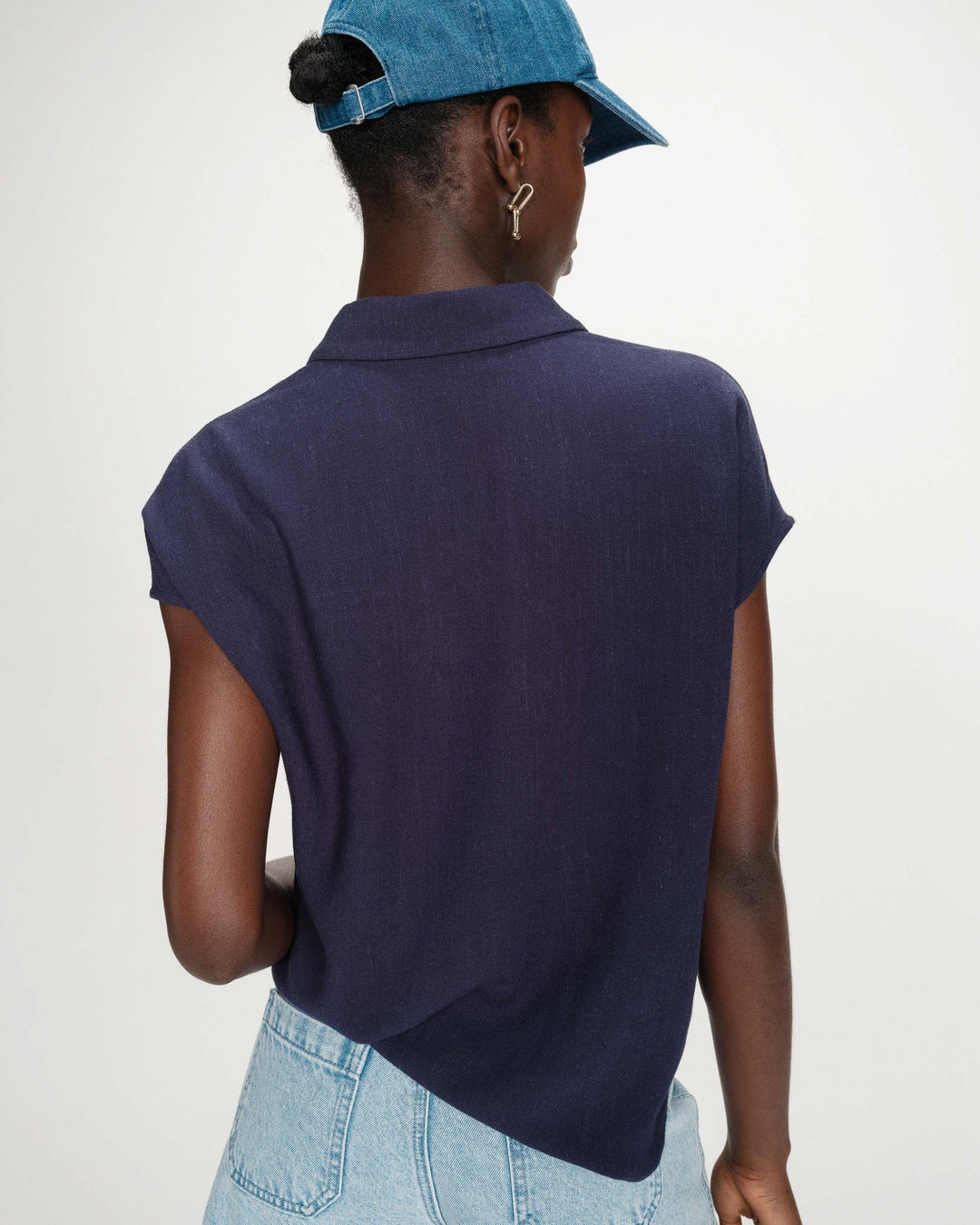 Grace&Mila - Perez Linen shirt-achter
