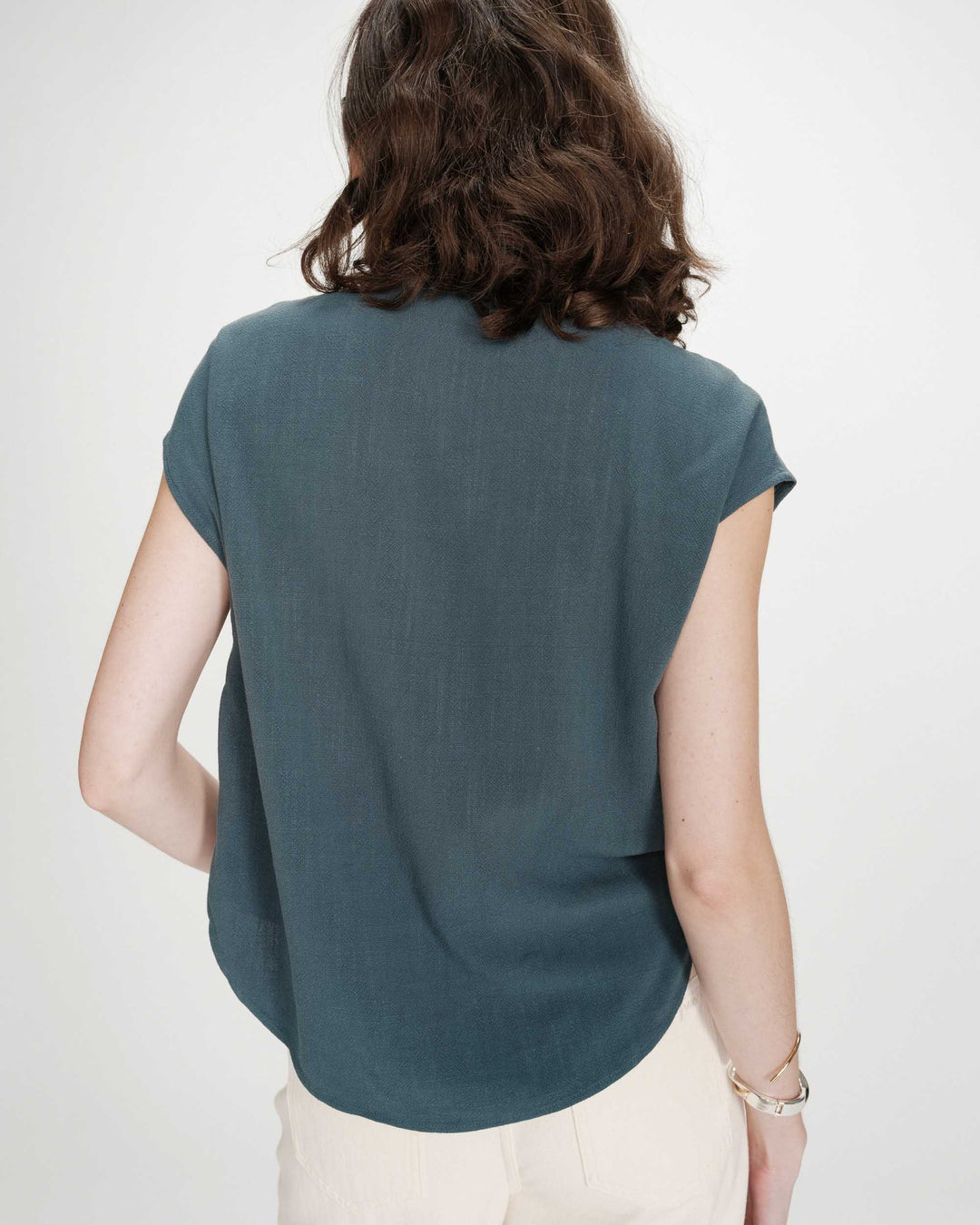 Grace&Mila - Perez Linen shirt-achterkant