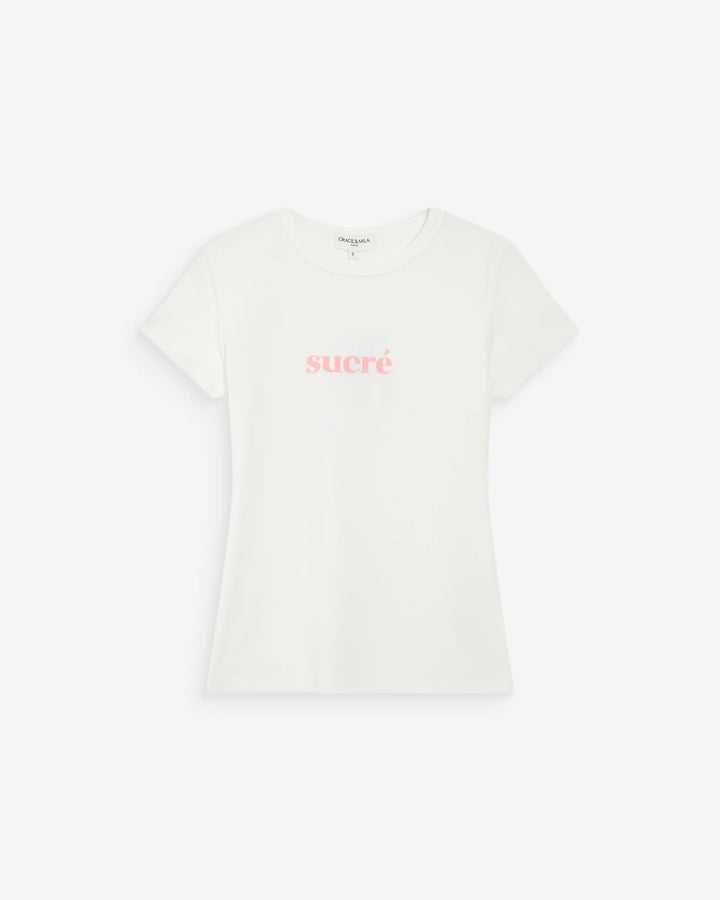 Grace&Mila - Printed slogan T-shirt Vigee-packshot