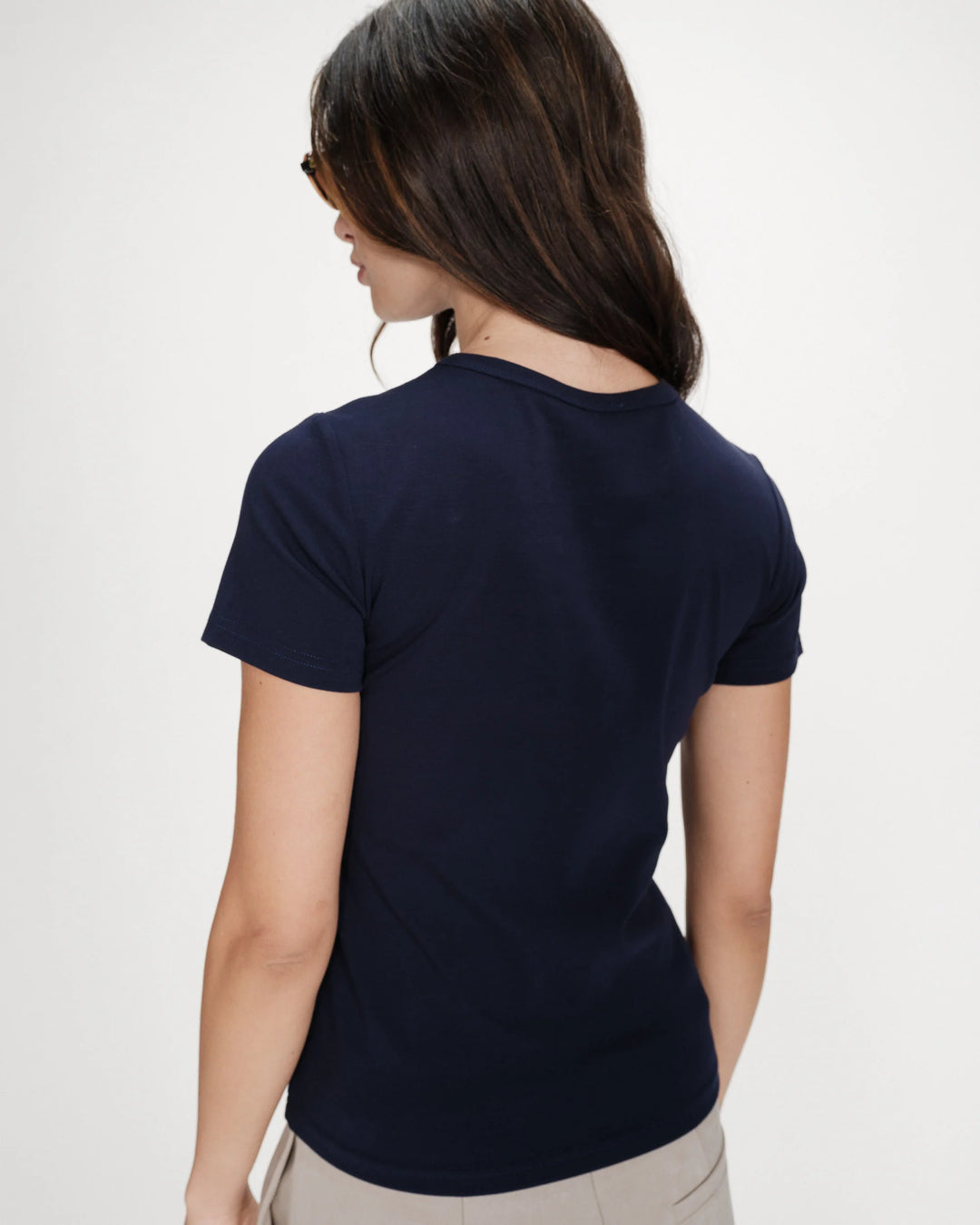 Grace&Mila - Printed slogan T-shirt Vigee-achteraanzicht