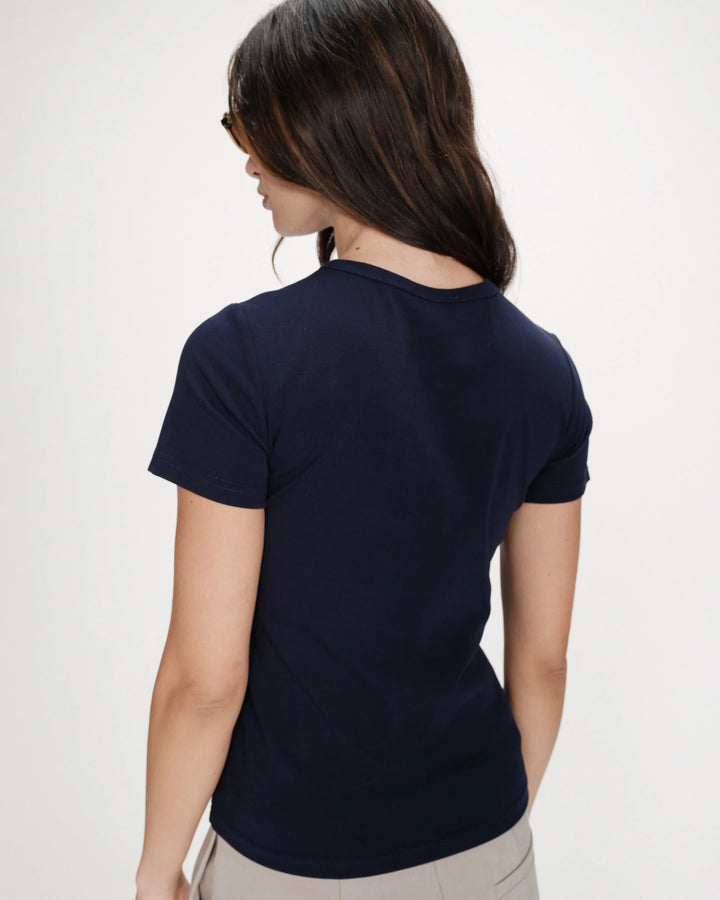 Grace&Mila - Printed slogan T-shirt Vigee-achteraanzicht