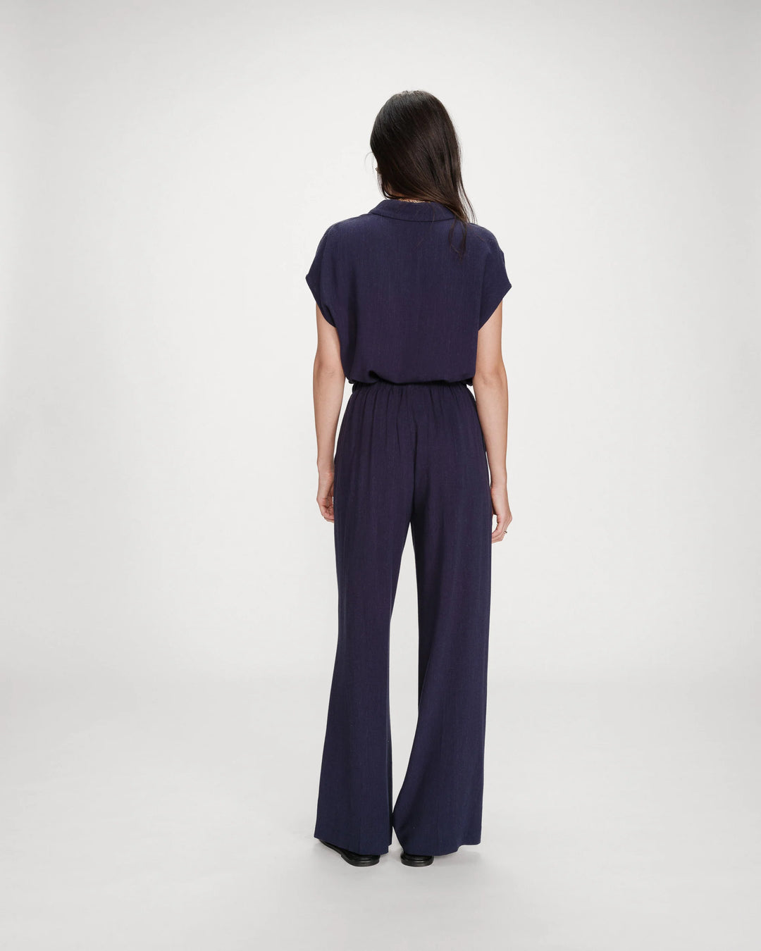 Grace&Mila - Raven wide-leg linen pants-achterkant
