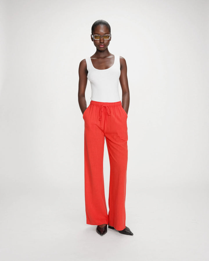 Grace&Mila - Raven wide-leg linen pants-aanfoto