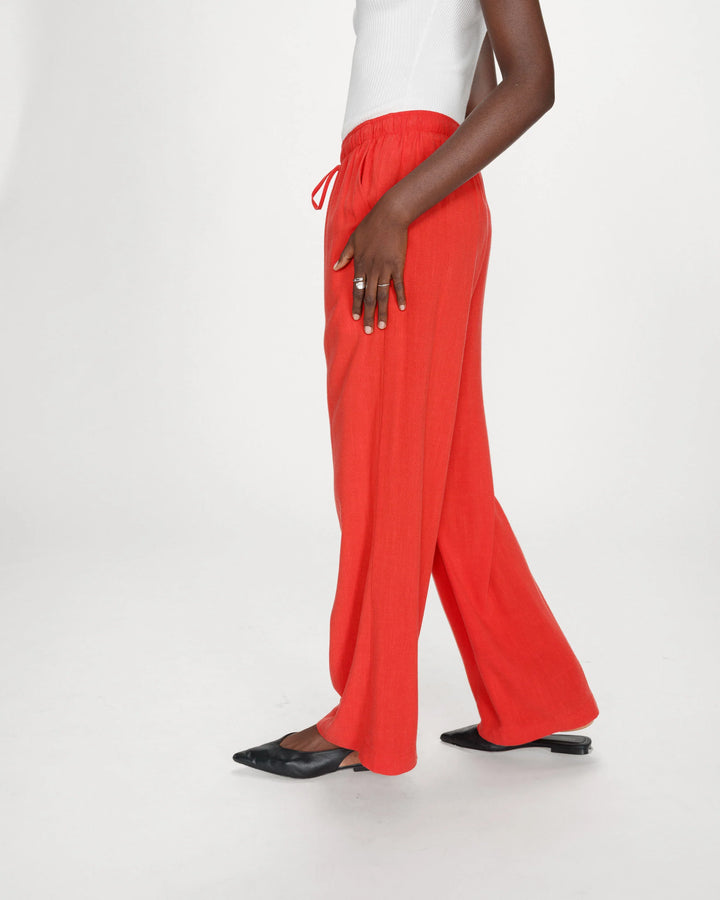 Grace&Mila - Raven wide-leg linen pants-zijaanzicht