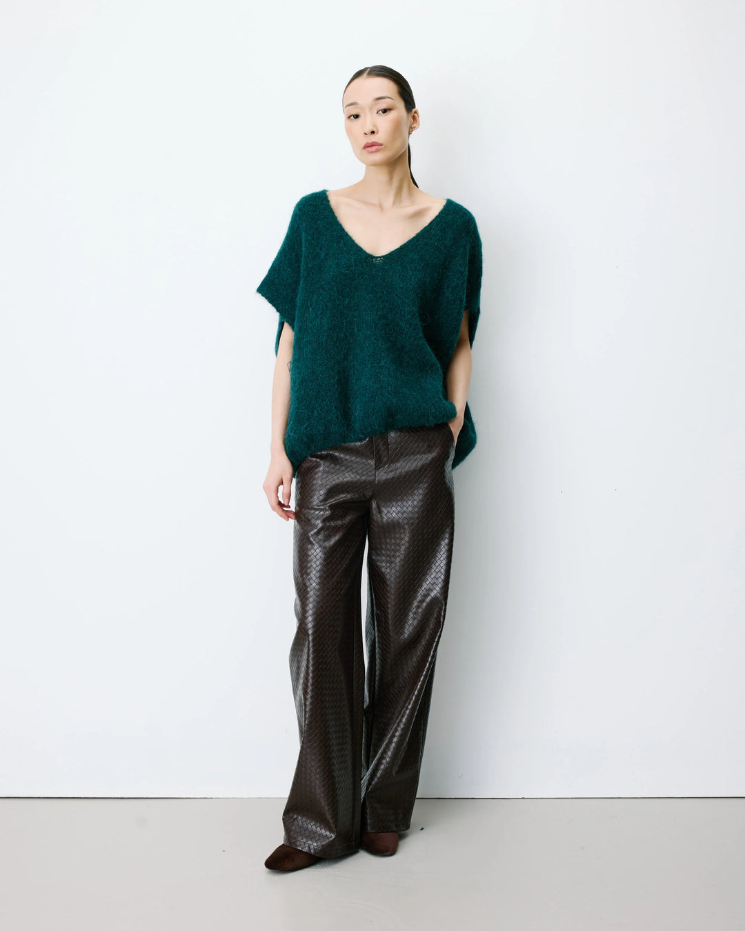 Grace&Mila - Sleeveless V-neck sweater Atticus-voorzijde