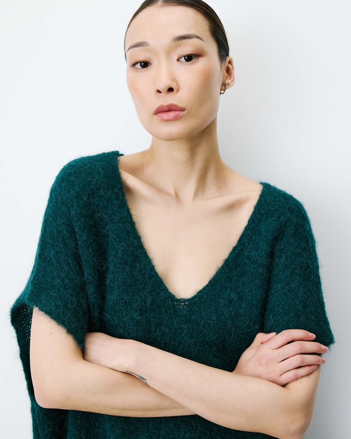 Grace&Mila - Sleeveless V-neck sweater Atticus-voorzicht