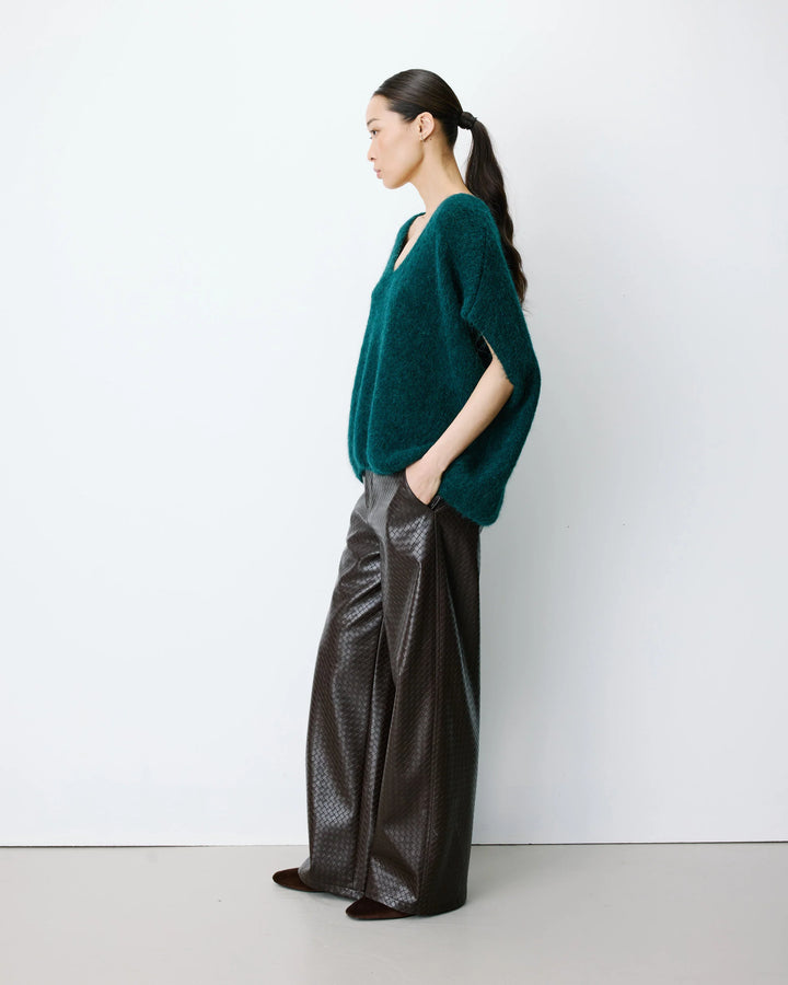 Grace&Mila - Sleeveless V-neck sweater Atticus-zijaanzicht