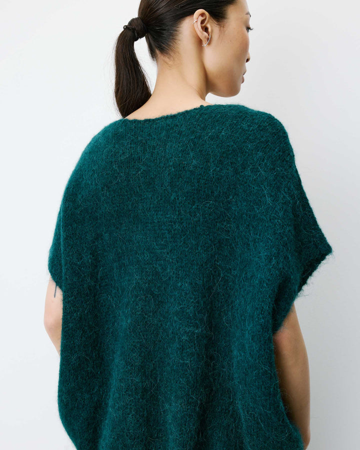Grace&Mila - Sleeveless V-neck sweater Atticus-achterzijde